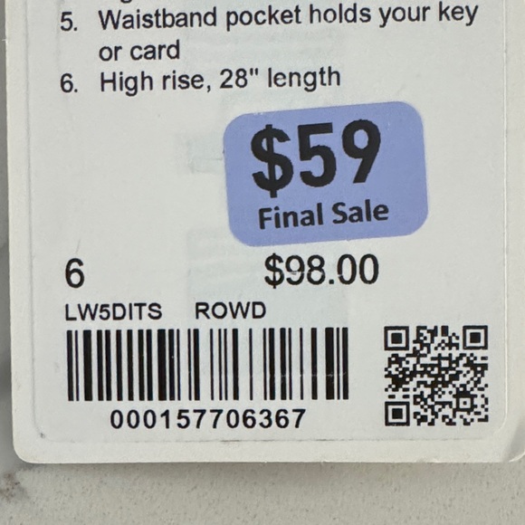 lululemon athletica Deep Red Leggings - Picture 3 of 3